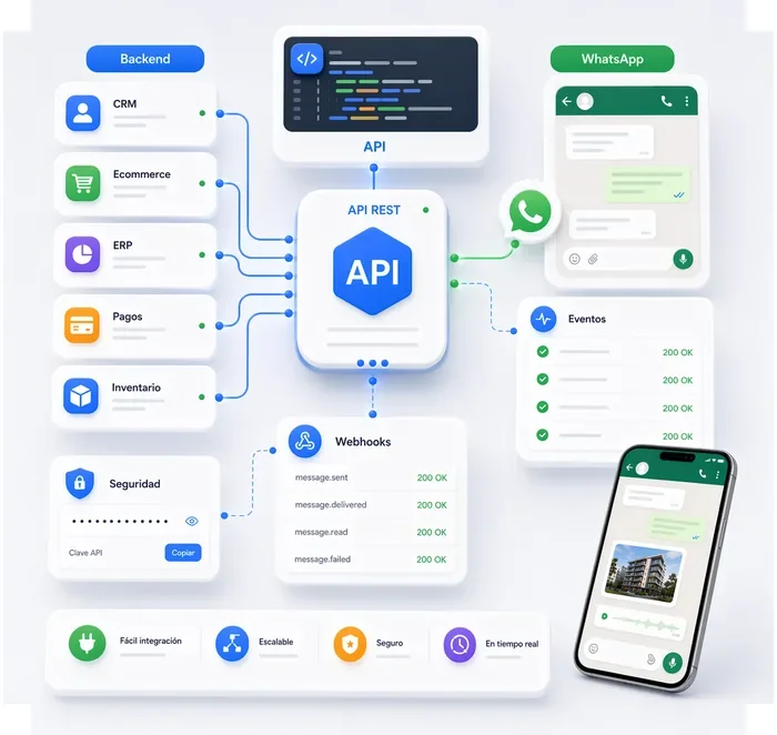API de integración para WhatsApp con WAD