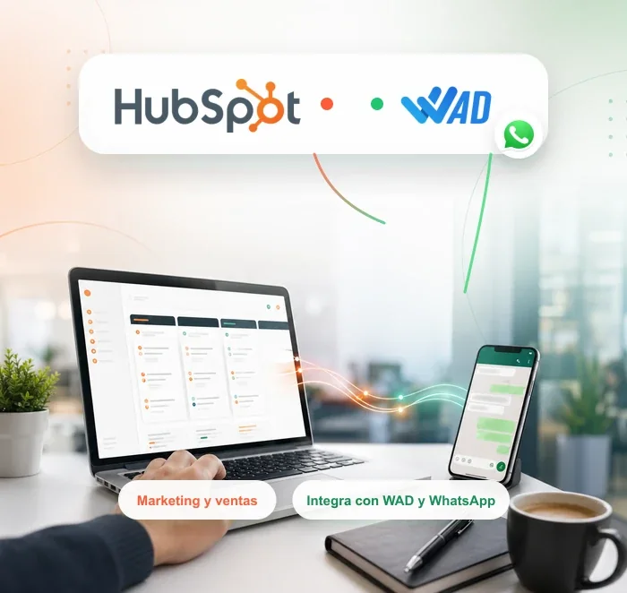 Integración de HubSpot con WAD y WhatsApp