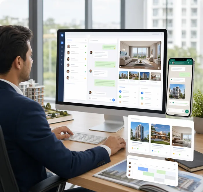WhatsApp para inmobiliarias con WAD