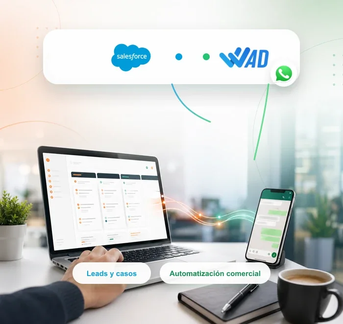 Integración de Salesforce con WAD y WhatsApp