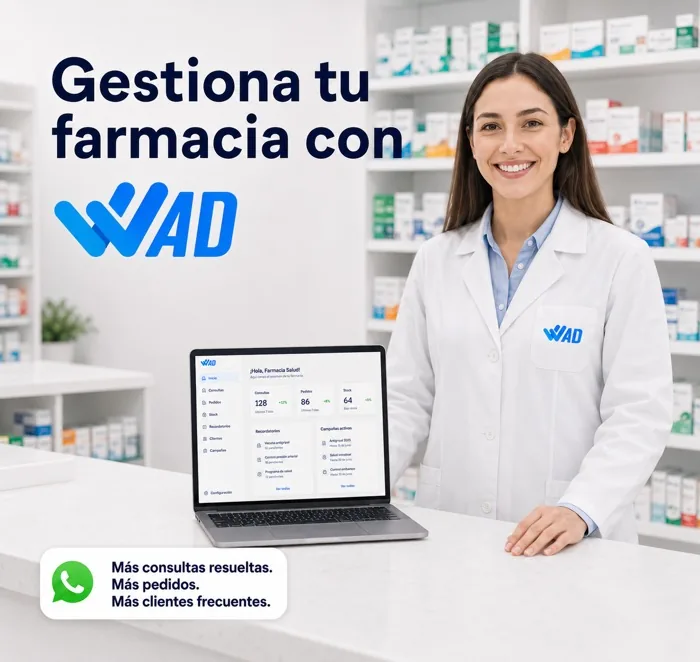 WhatsApp para farmacias con consultas stock pedidos y fidelización