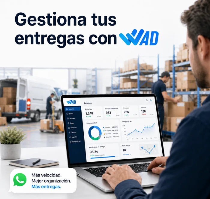 WhatsApp para logística con tracking, entregas y atención centralizada