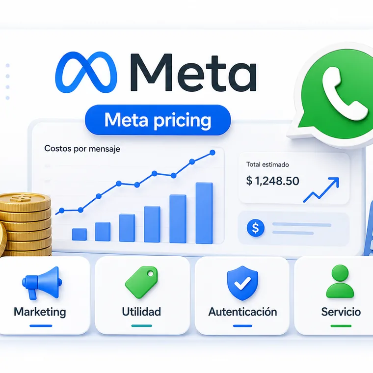 Meta pricing y costos de mensajes de WhatsApp Business