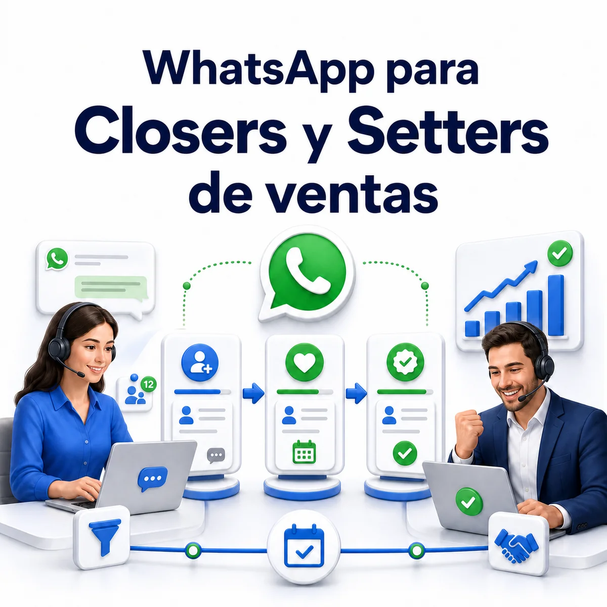 WhatsApp para closers y setters de ventas